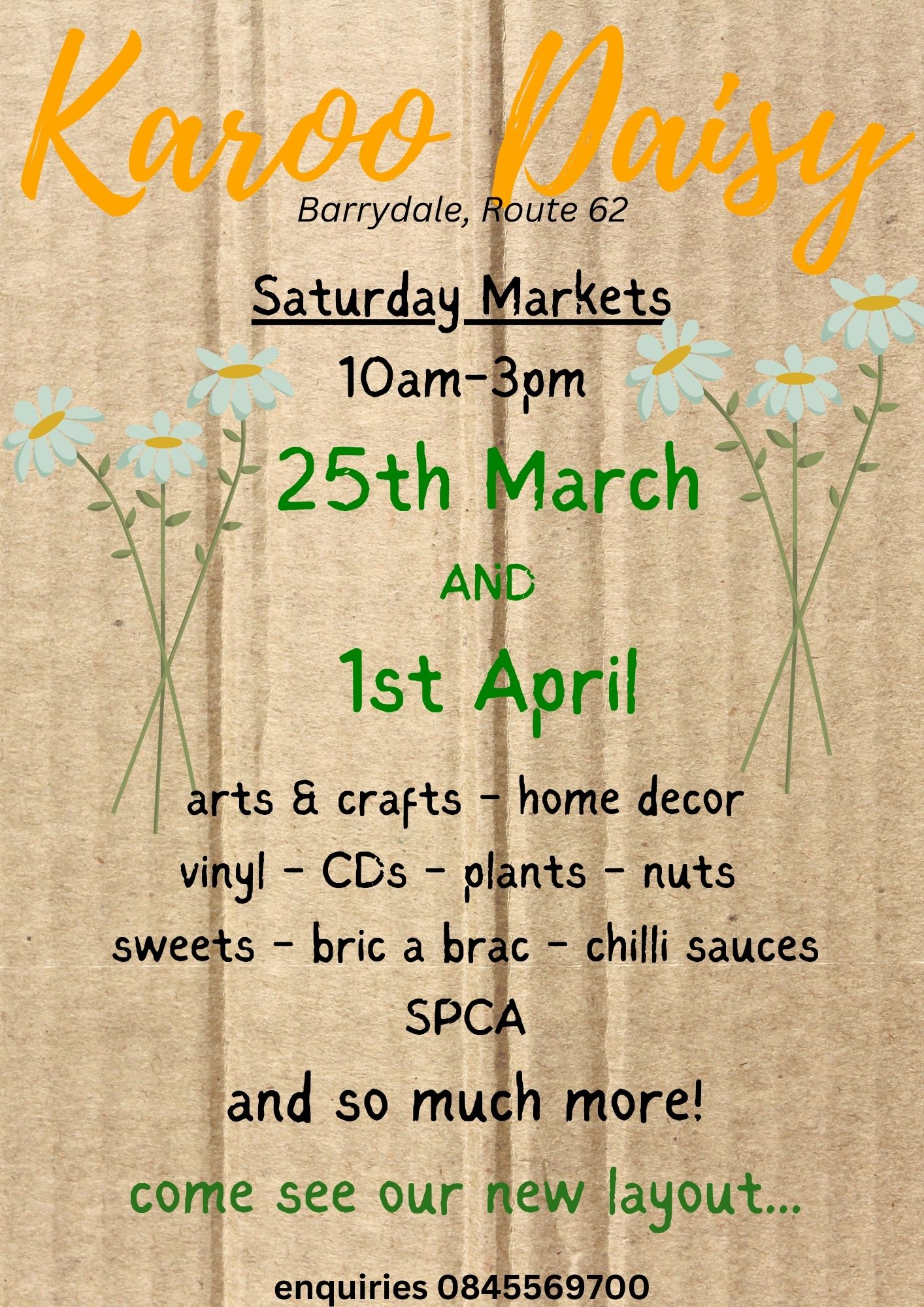 Karoo Daisy sat markets