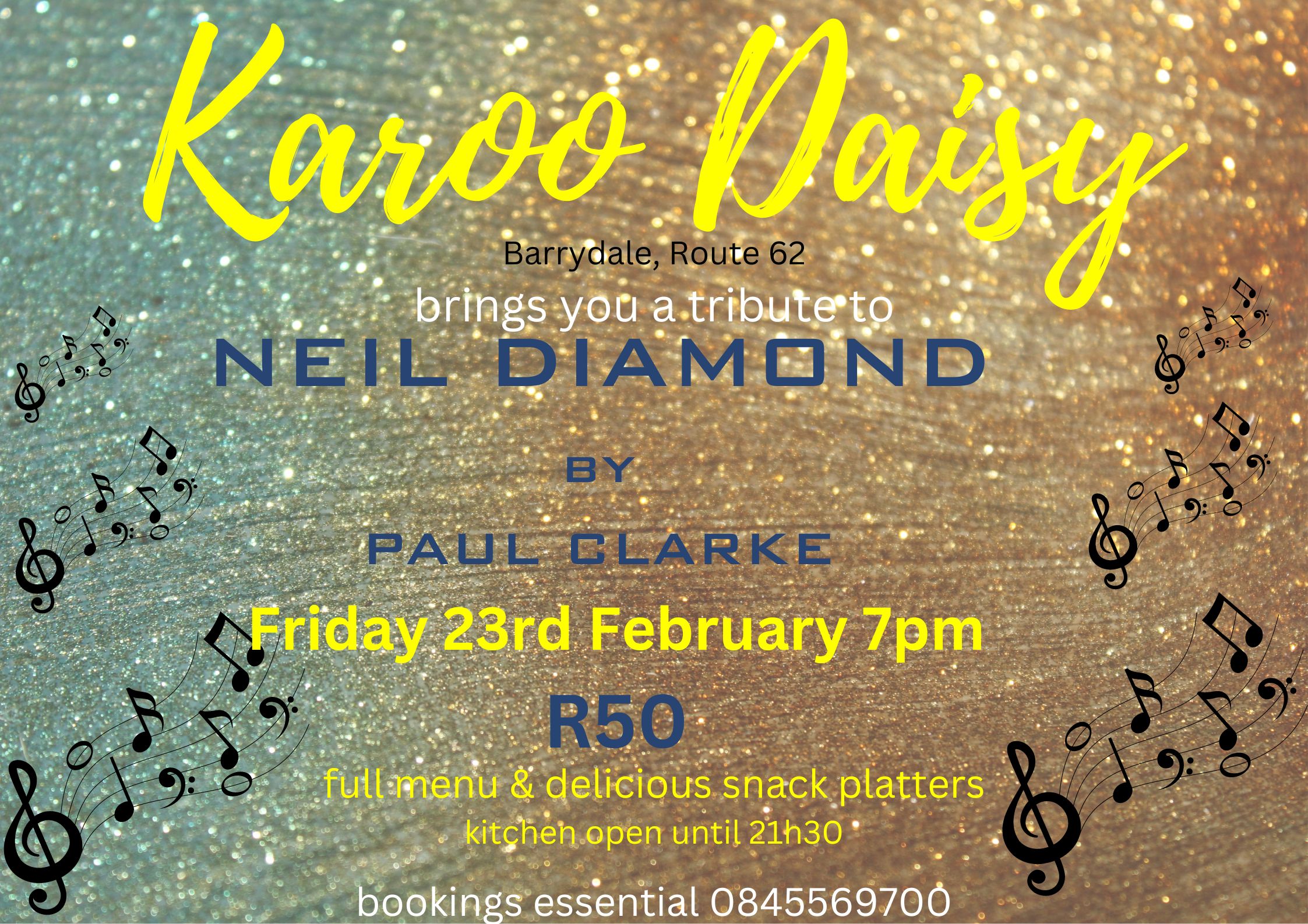 Come Rock 'n Roll with us to all the old favourites!