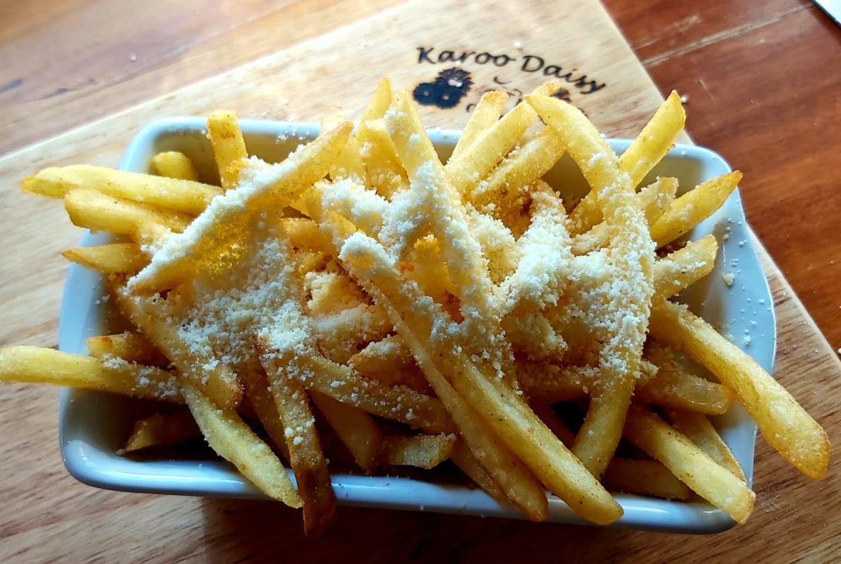 Truffle oil & parmesan skinny fries