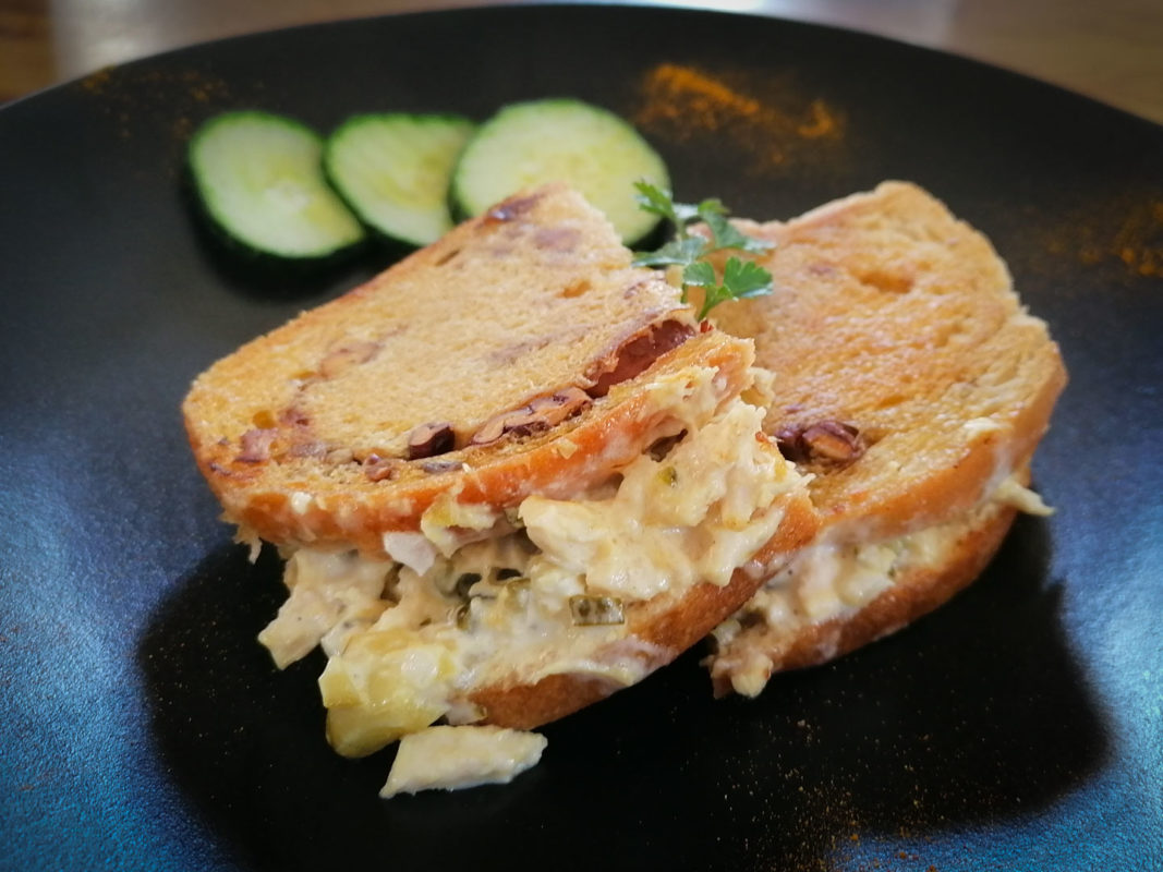 Chicken mayo with Daisy baked pecan bread
